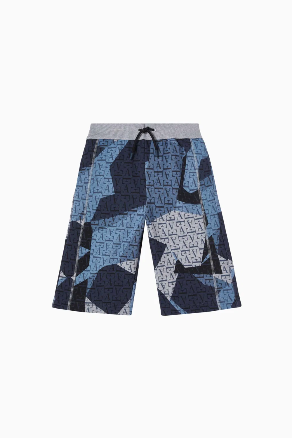 Шорты с принтом Fantasy Print Emporio Armani, синий