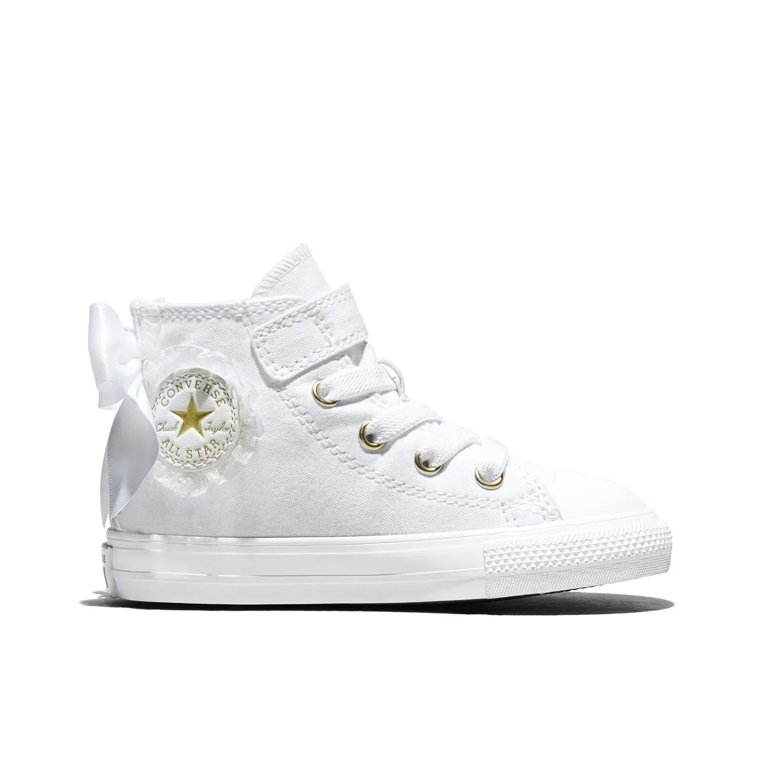 Детские кеды для девочек с бантом Chuck Taylor All Star 1V Bow Converse, Blanco