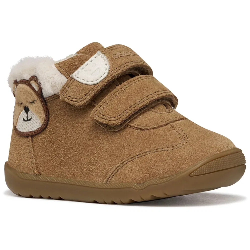 Детские кроссовки для девочек с гибкой подошвой Macchia Geox, Brown — фото 2