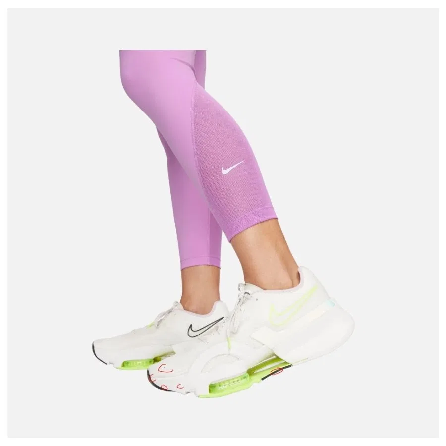 Женские леггинсы для тренировок с высокой посадкой 7/8 Nike One High-Waisted 7/8 Training, Фиолетовый — фото 3