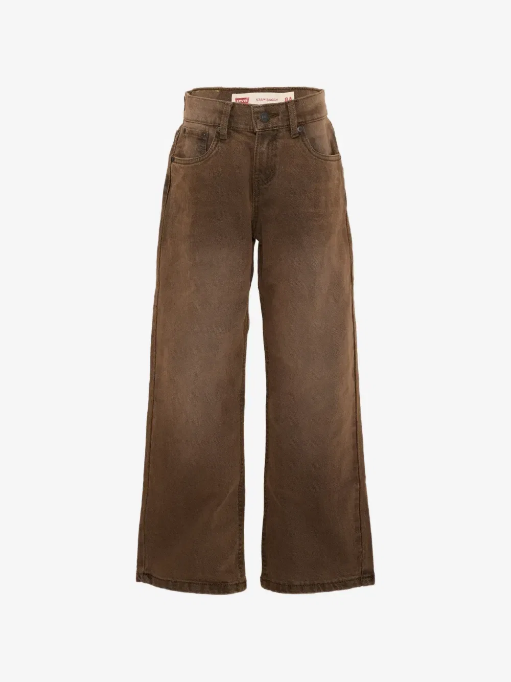Свободные джинсы 578 модели Levi's Kids, коричневый