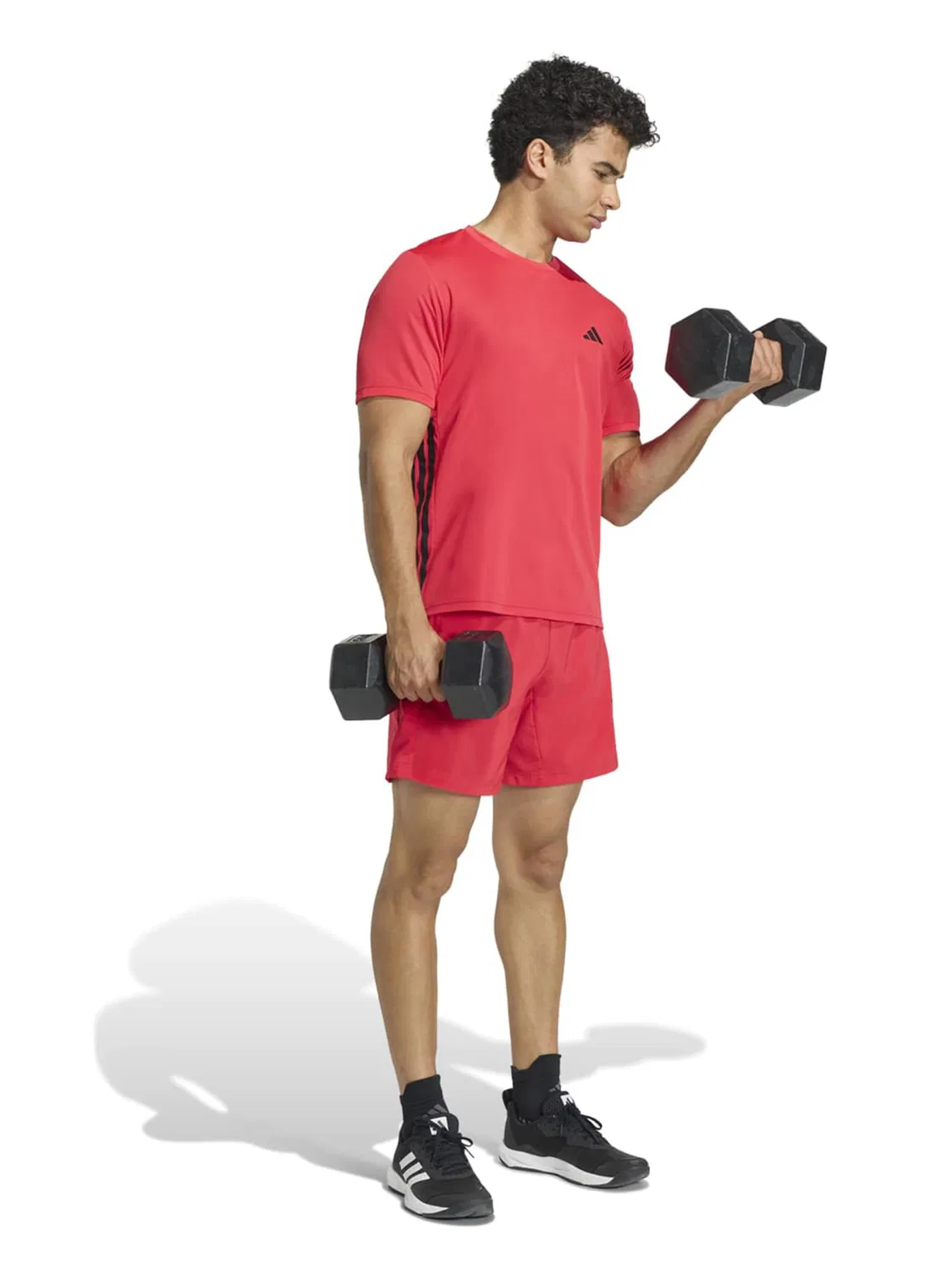 Футболка Adidas Performance Shirt WE красного цвета — фото 3
