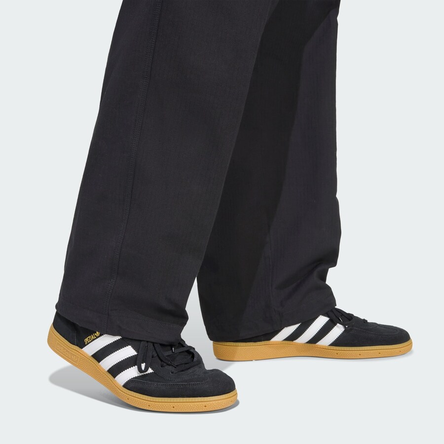 Свободные брюки-карго ADIDAS ORIGINALS Trefoil Essentials, черный — фото 4