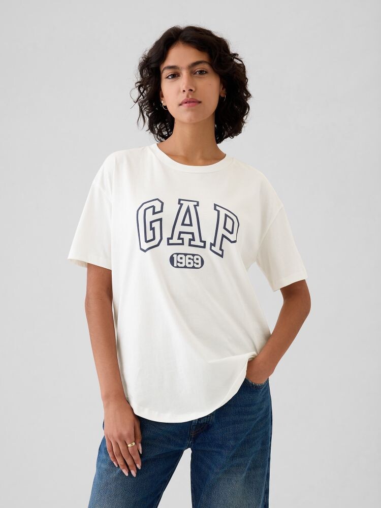 

Футболка оверсайз Gap, белый
