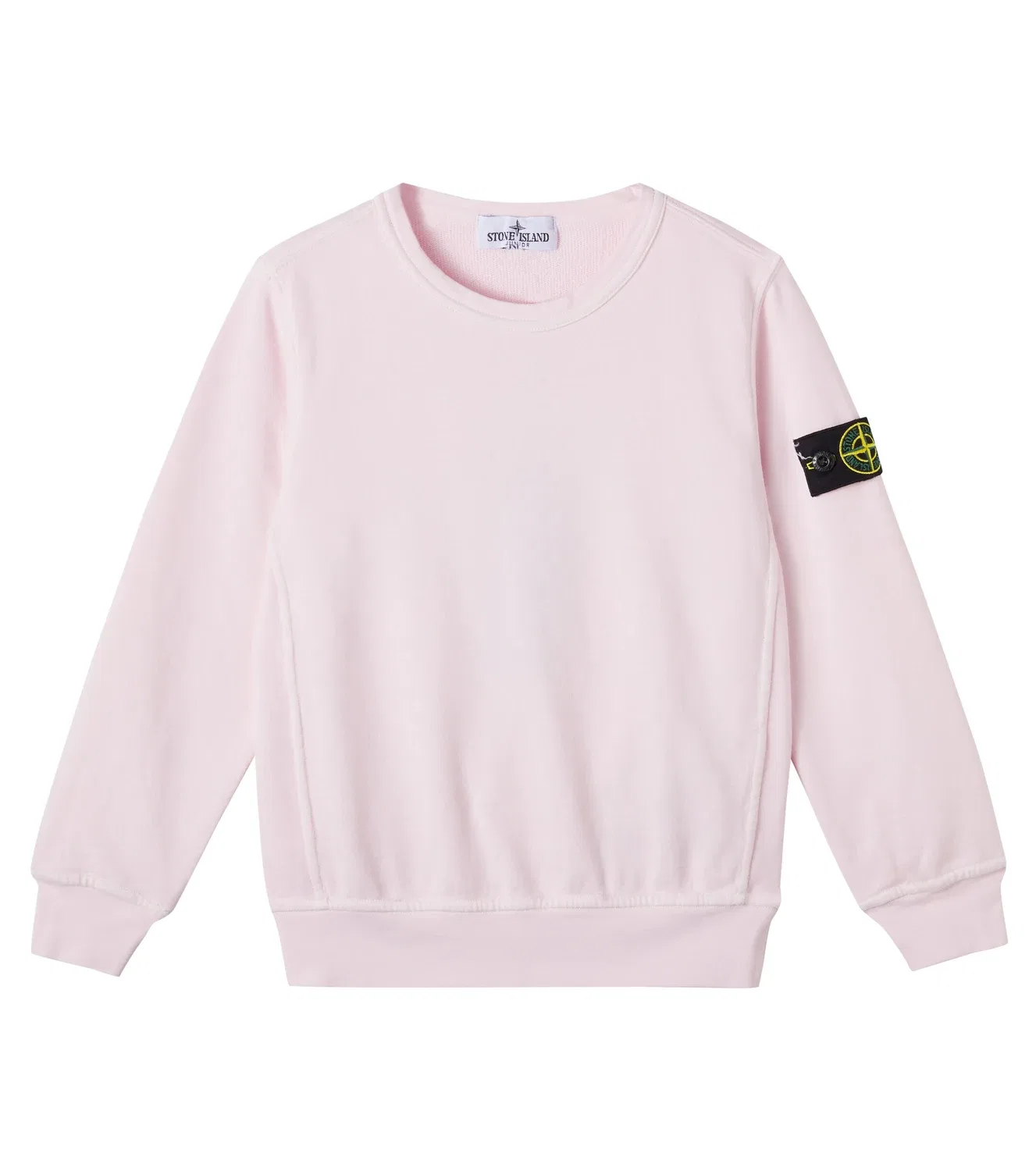 Свитшот хлопковый Compass Stone Island Junior, розовый