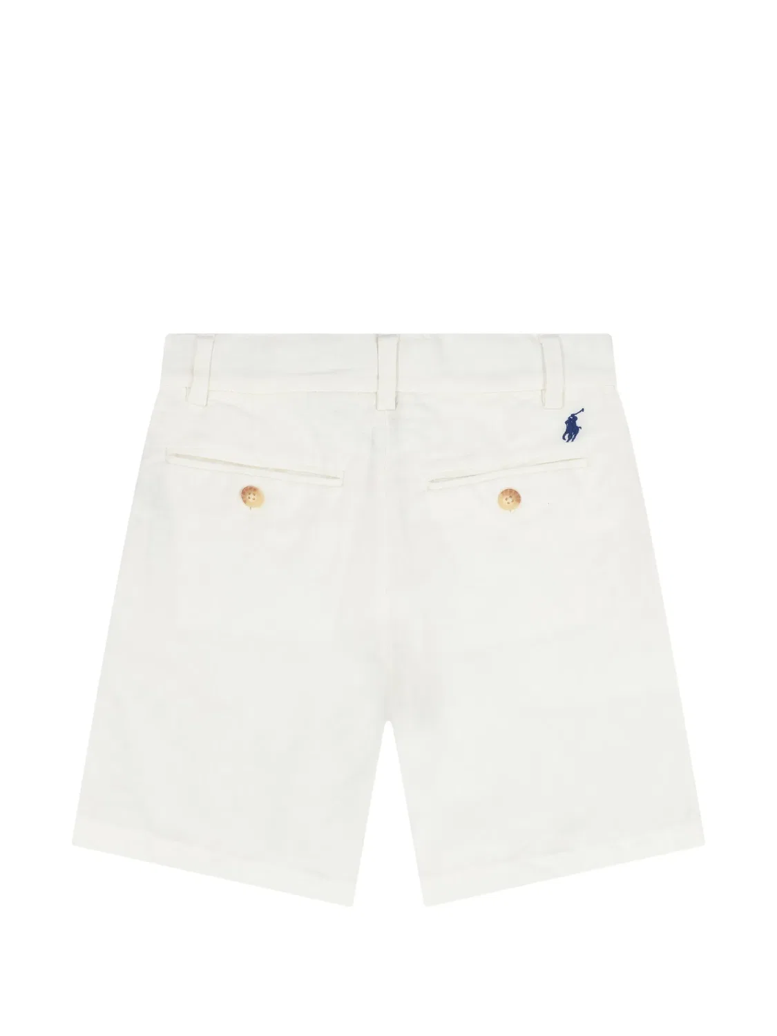 Шорты с вышивкой пони белые Polo Ralph Lauren, белый — фото 3