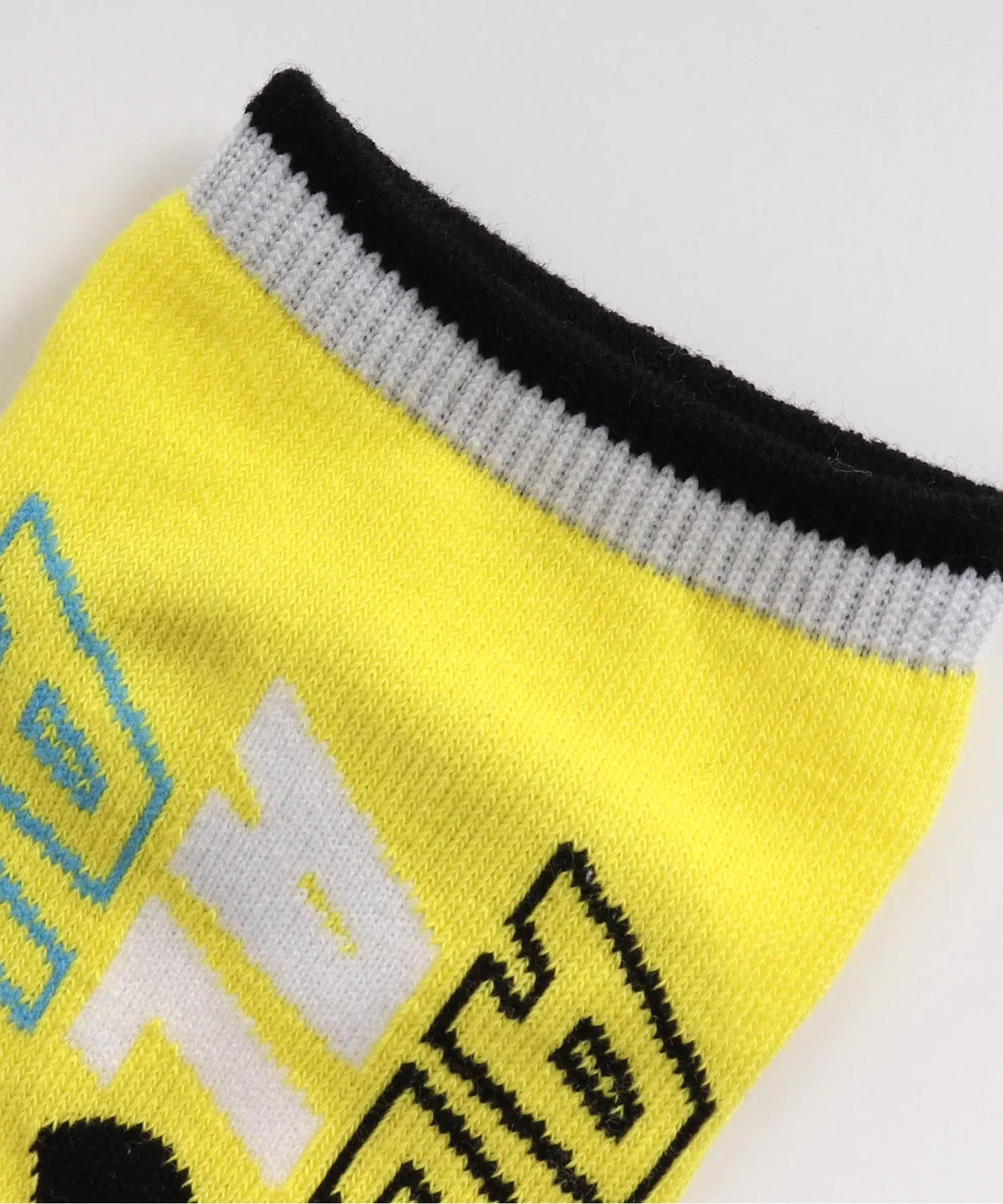 Детские носки с косым логотипом, короткие, модель Nana Logo, бренд algy, Yellow — фото 2