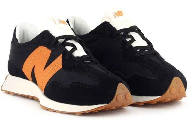 Детские кроссовки для мальчиков из замши NB 327, New Balance, Wide — фото 4