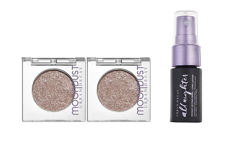 Набор косметики: тени для век Moon Glow Starry Eyes и фиксирующий спрей, URBAN DECAY — фото 3