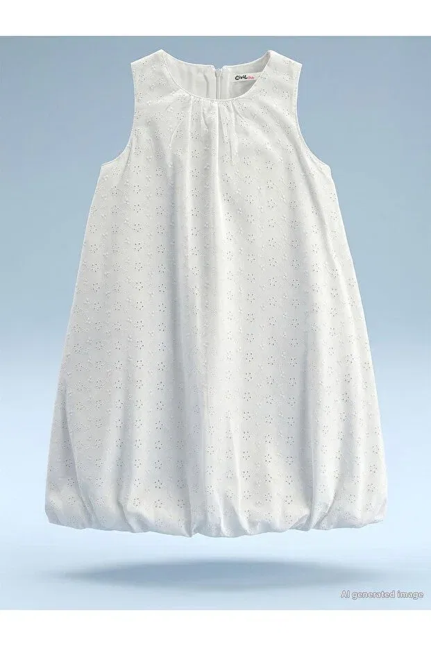 Детское платье для девочек с коротким рукавом Civil Girls, Off White