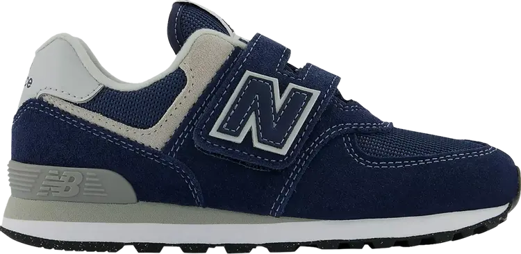 

Кроссовки New Balance 574 Hook and Loop Little Kid 'Core Pack - Navy', синий