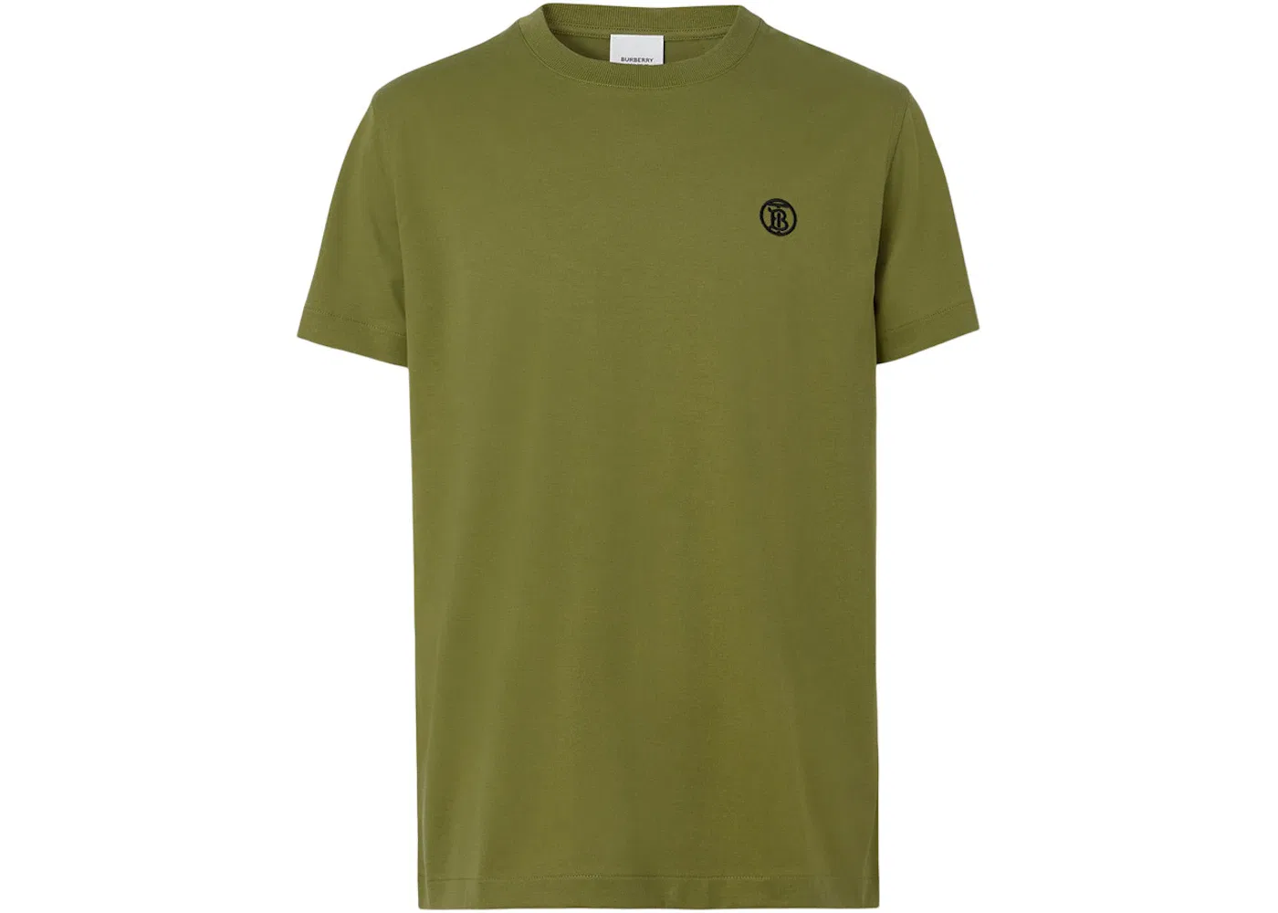 Мужская футболка с монограммой Burberry, Spruce Green/Black