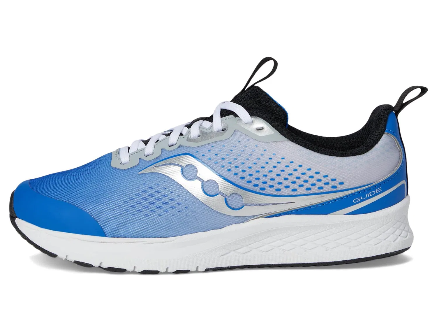 Детские кроссовки для мальчиков с закрытой пяткой Guide Kdz Saucony, Grigio Blu — фото 4