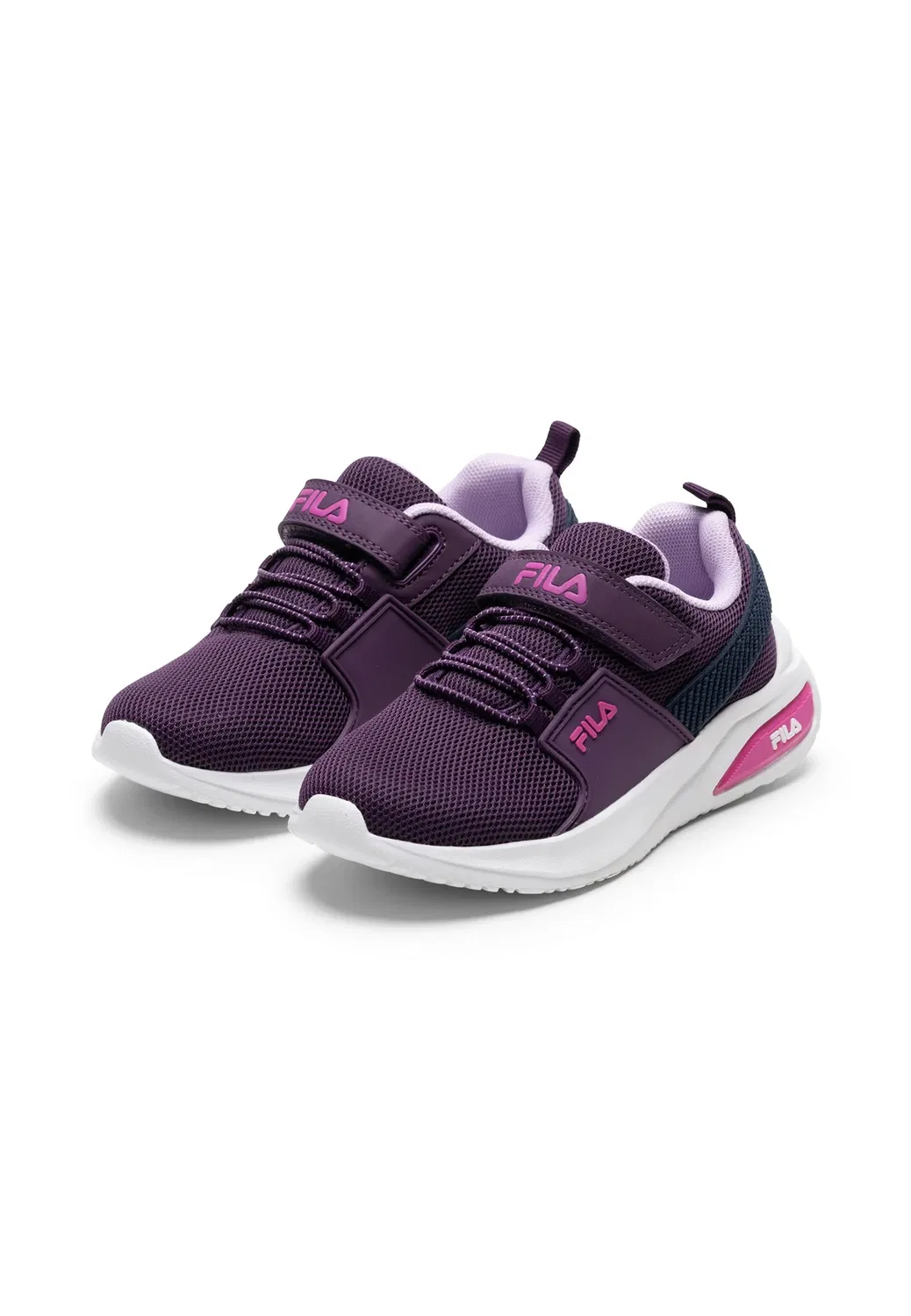Обувь Upspark на липучках, детская, унисекс - кроссовки Fila, Plum Purple-Ibis Rose — фото 2