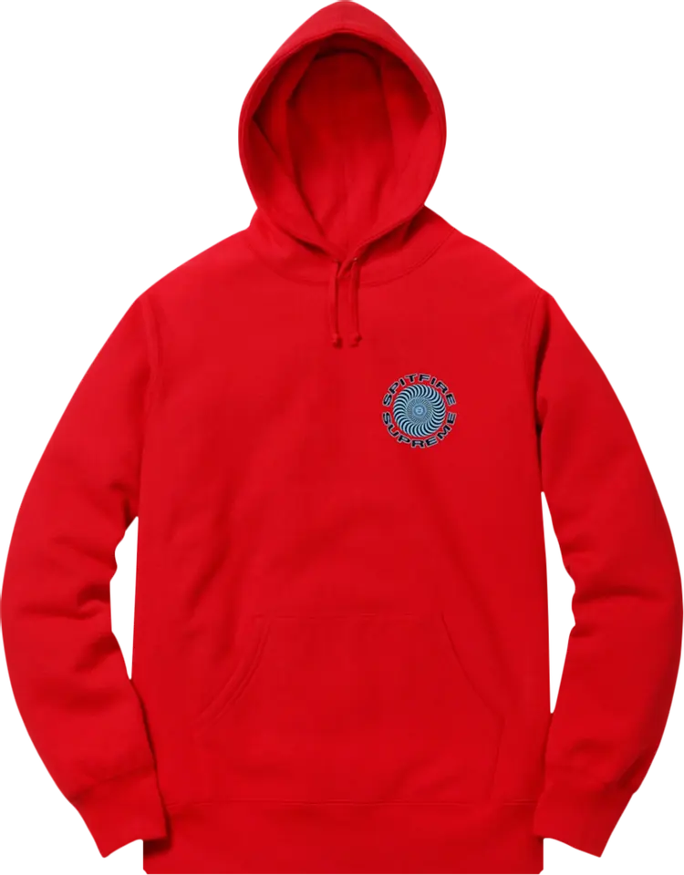 

Толстовка Supreme Spitfire Hooded Sweatshirt 'Red', красный