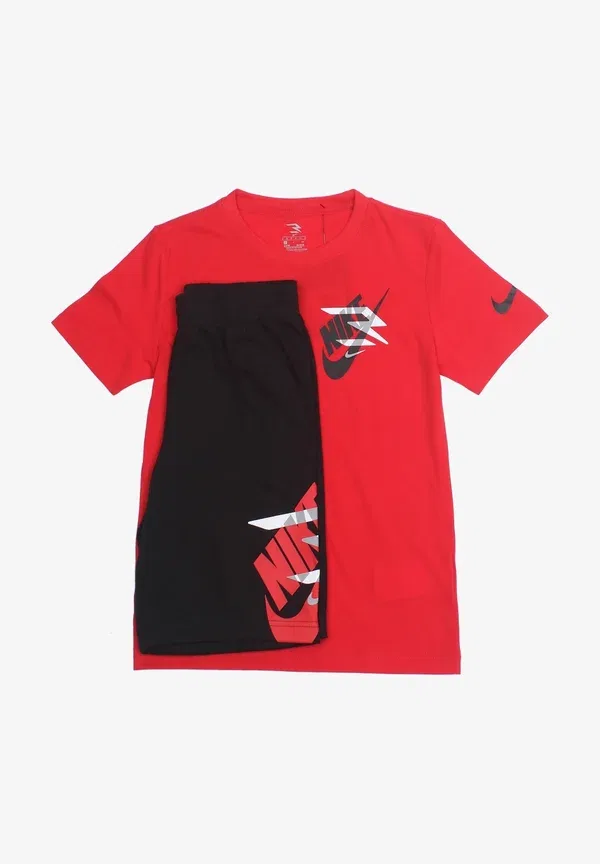 Брюки спортивные с принтом Ensemble Set Nike Sportswear, Rouge, красный — фото 3