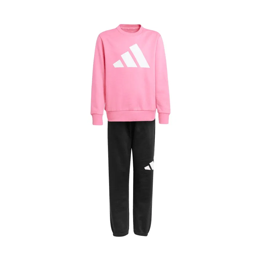 Детский спортивный комплект с принтом Essentials Kids Jogger adidas, Pink Fusion White