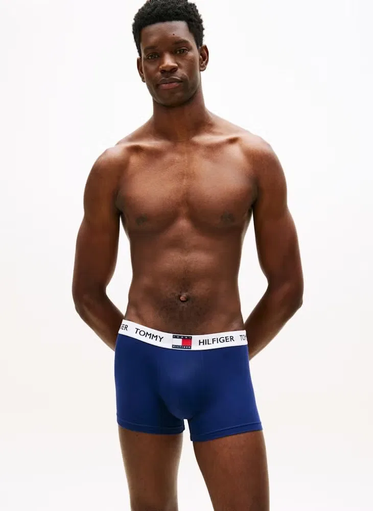 Трусы-боксеры с принтом комплект 3 шт. Tommy Hilfiger, синий — фото 2