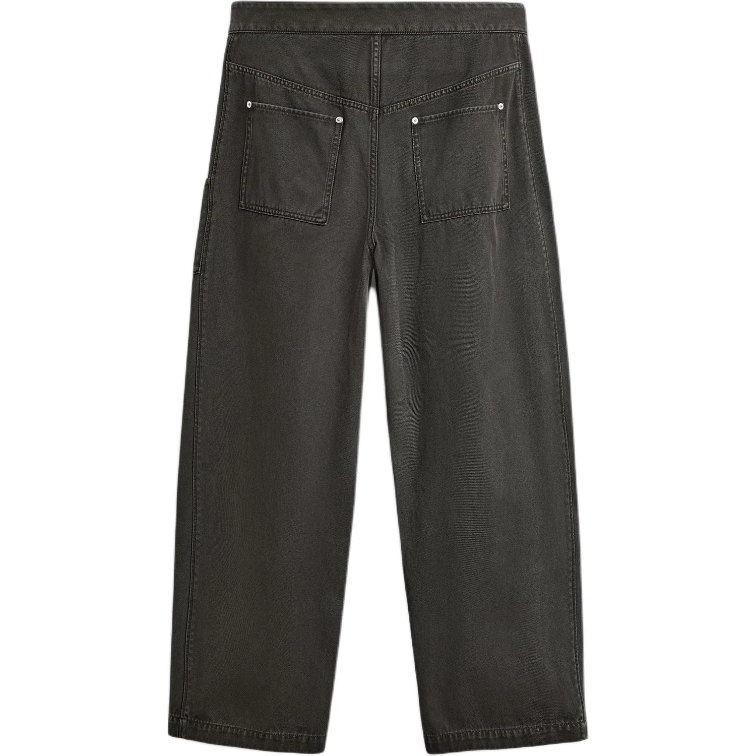 Детские брюки свободного кроя Khaki ZARA, Хаки — фото 3