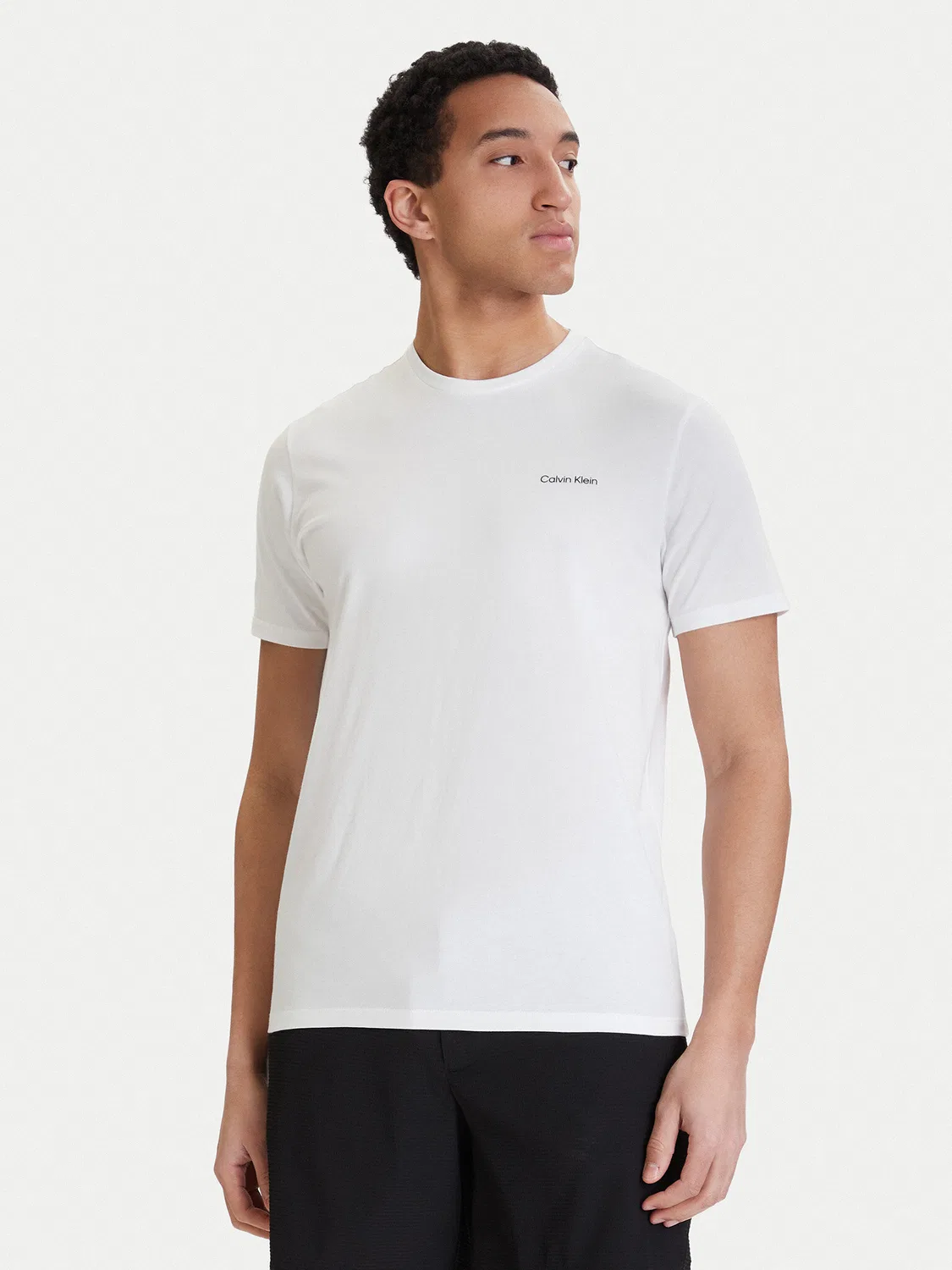 Мужская футболка стандартного кроя Micro Logo Calvin Klein, белый