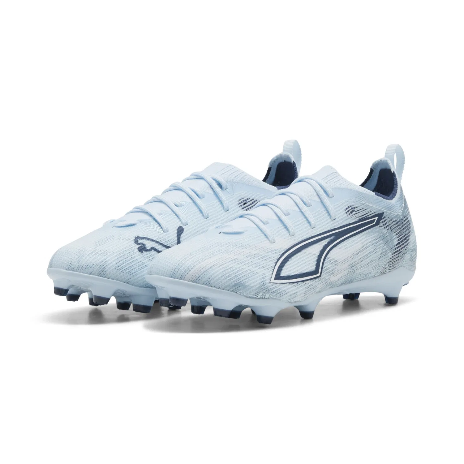 Детские футбольные бутсы ULTRA 6 PRO FG/AG PUMA, Icy Blue White Jewel
