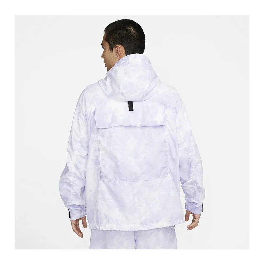Худи с капюшоном и молнией Tech Pack Woven Watercolor Nike, Фиолетовый — фото 2