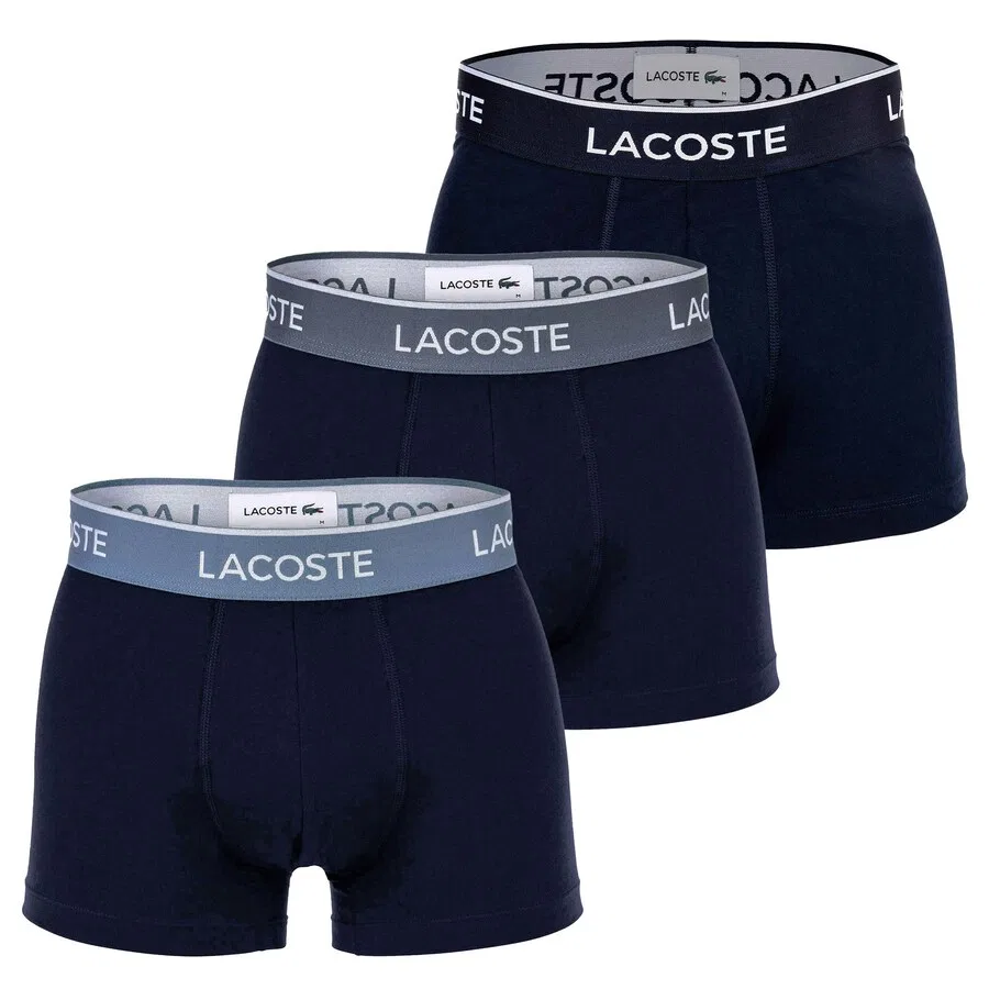 Боксерские шорты LACOSTE синего цвета