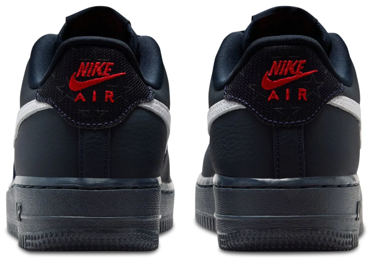 Кроссовки для мальчиков Air Force 1 WC2 Nike, цвет Dark Obsidian/Black/White — фото 3
