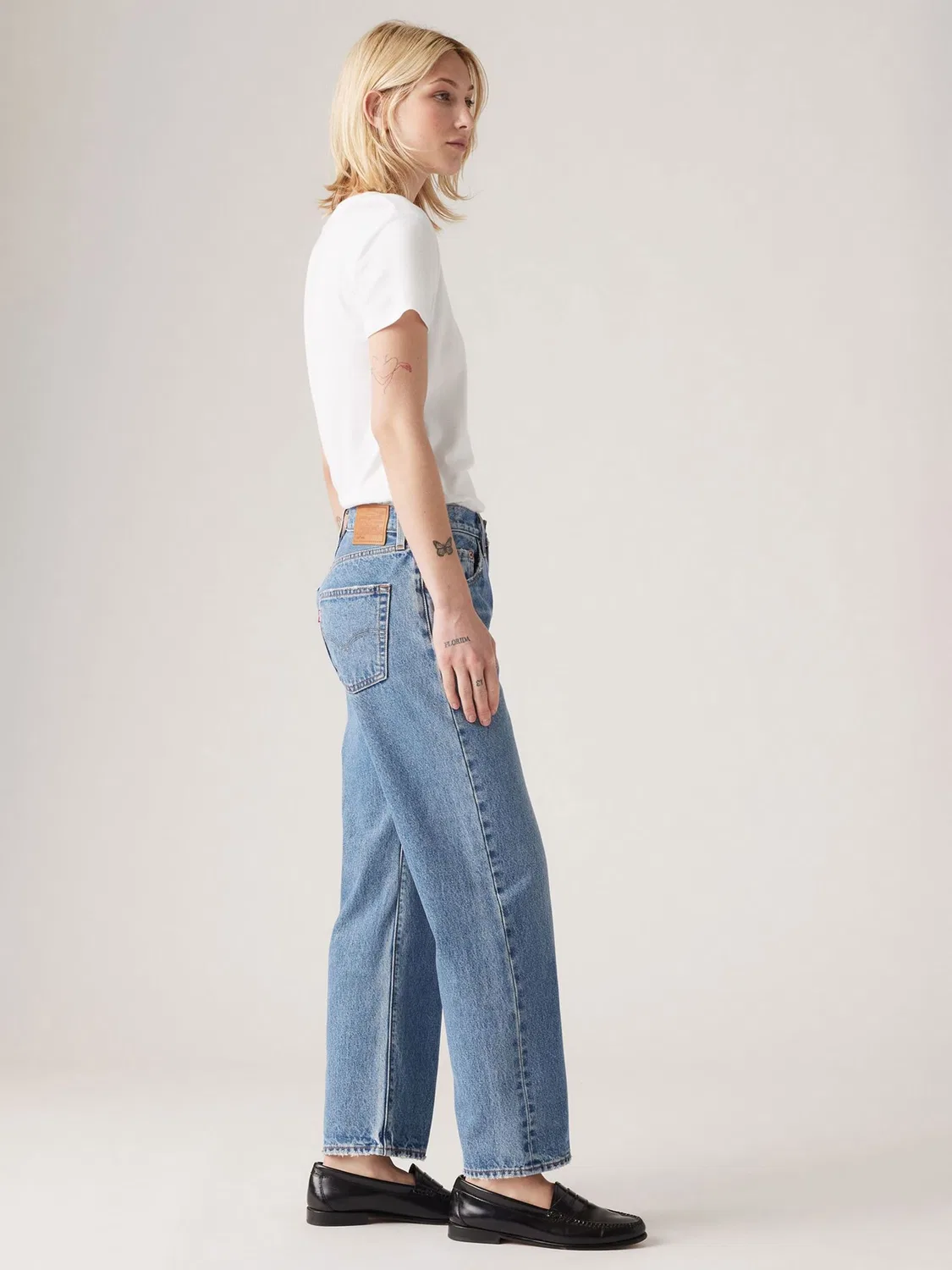 Джинсы прямого кроя Levi's 501 90s Ankle, Sweetest Taboo Blue — фото 3