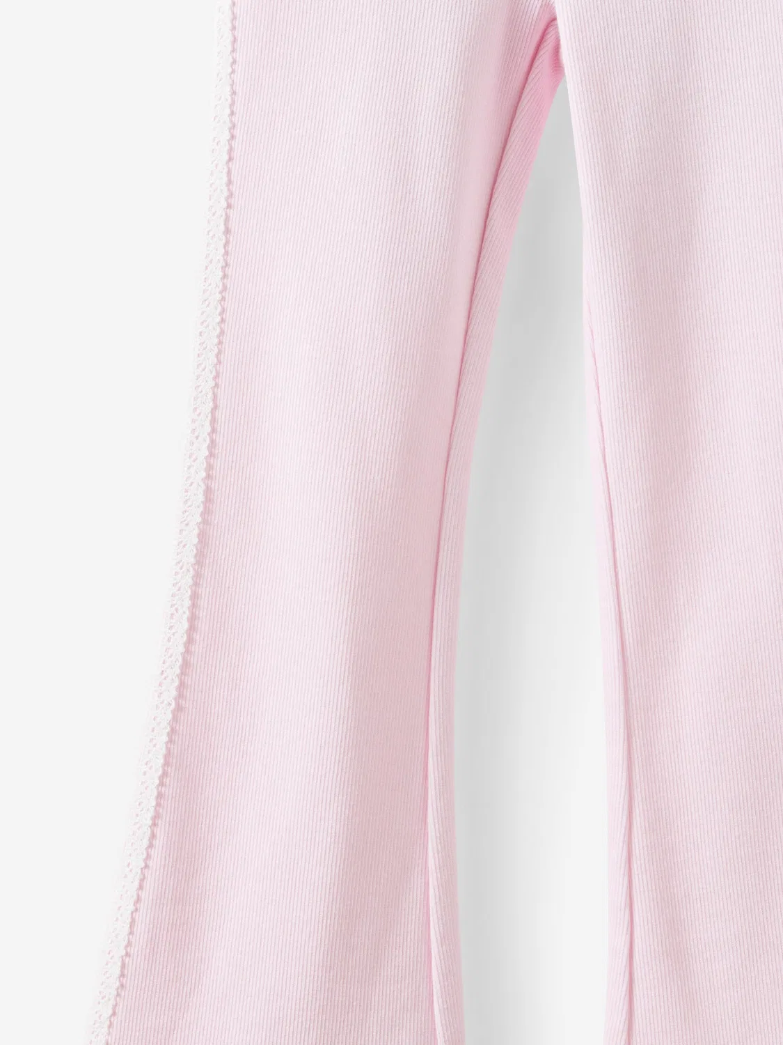 Брюки зауженные к низу Cotton On Francine, Tea Party Pink/Lace Trim — фото 3