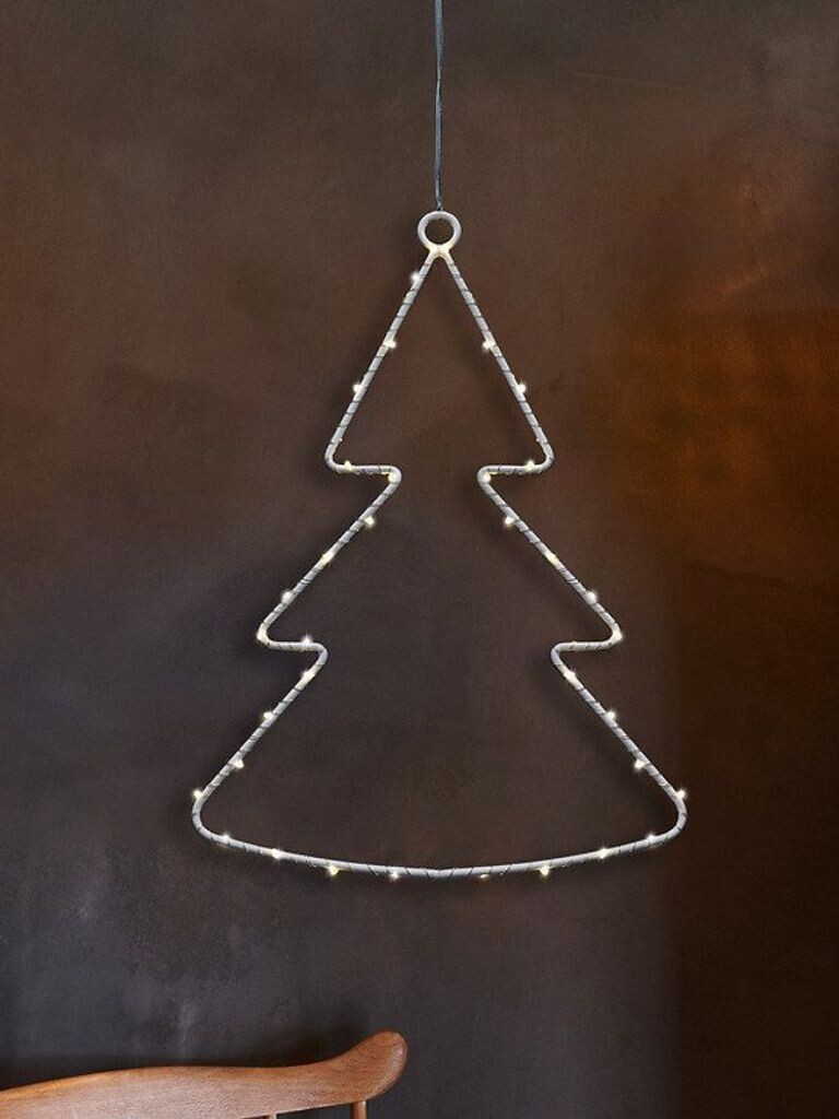 

Светодиодная елка Sirius Liva Tree маленькая 30см на батарейках белая, белый