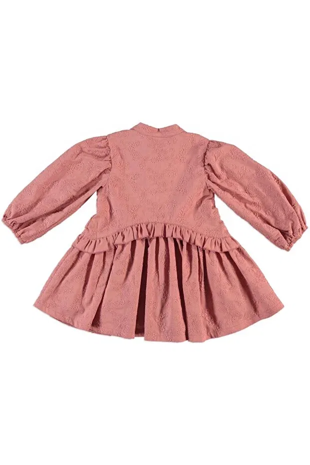 Детское платье для девочек с вышивкой Monna Rosa, Pink — фото 2