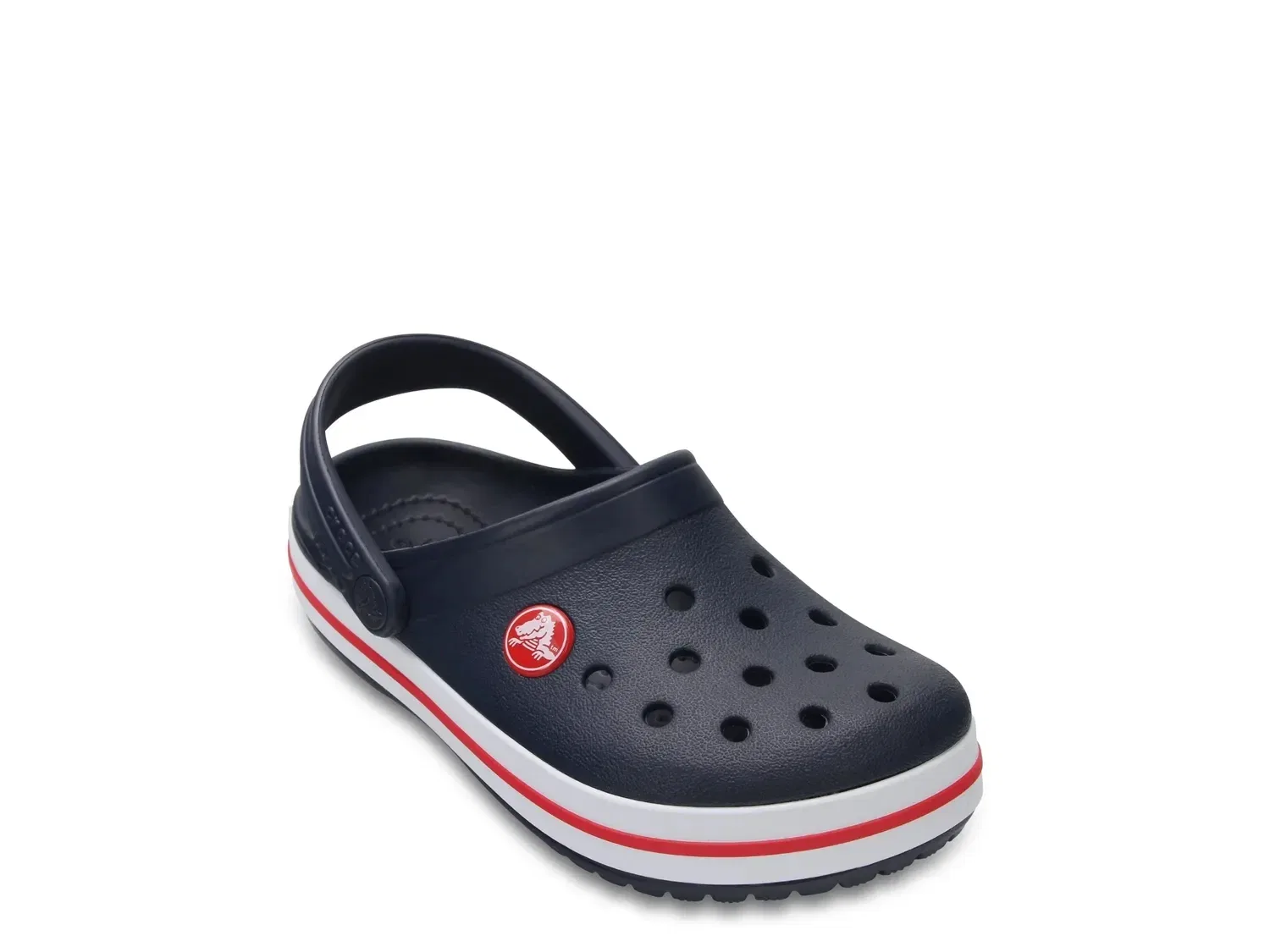 Сабо Crocband Clog для мальчиков, Crocs, темно-синий/красный