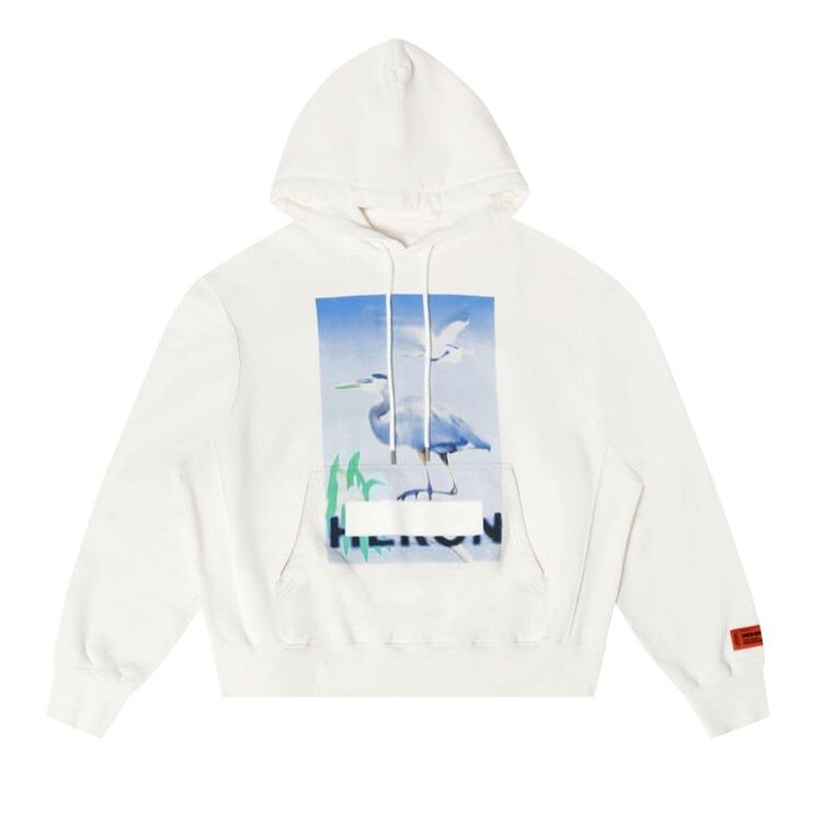 

Худи Heron Preston Censored Heron Hoodie 'White/Light Blue', белый