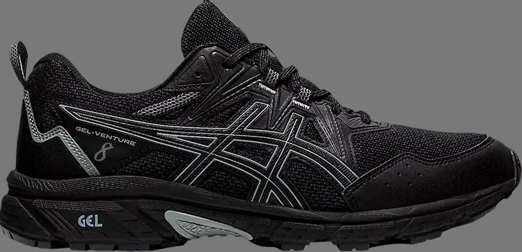 

Кроссовки gel venture 8 4e wide 'black' Asics, черный