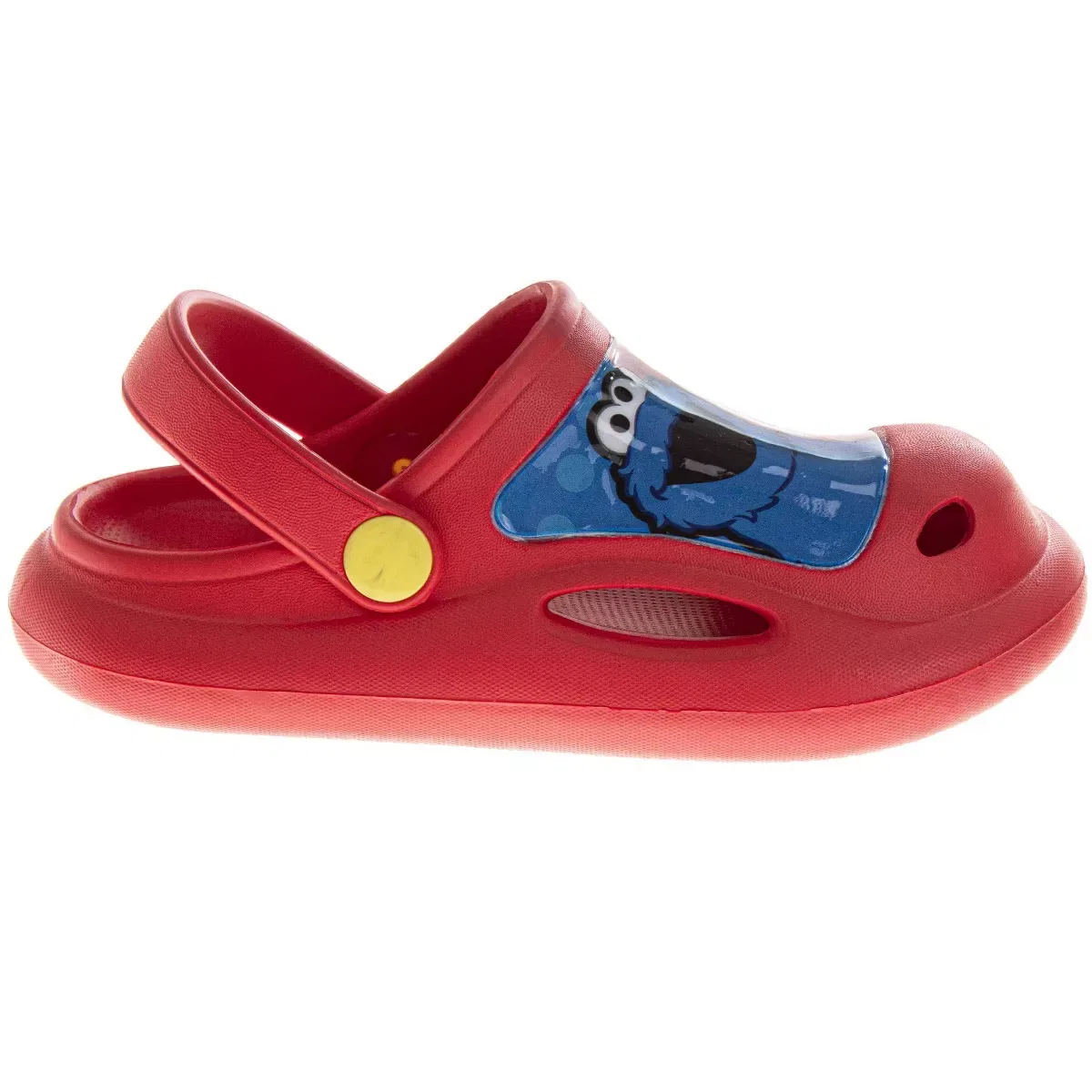 Детские сабо для девочек с принтом Sesame Street Clogs, Sesame Street, Red — фото 3