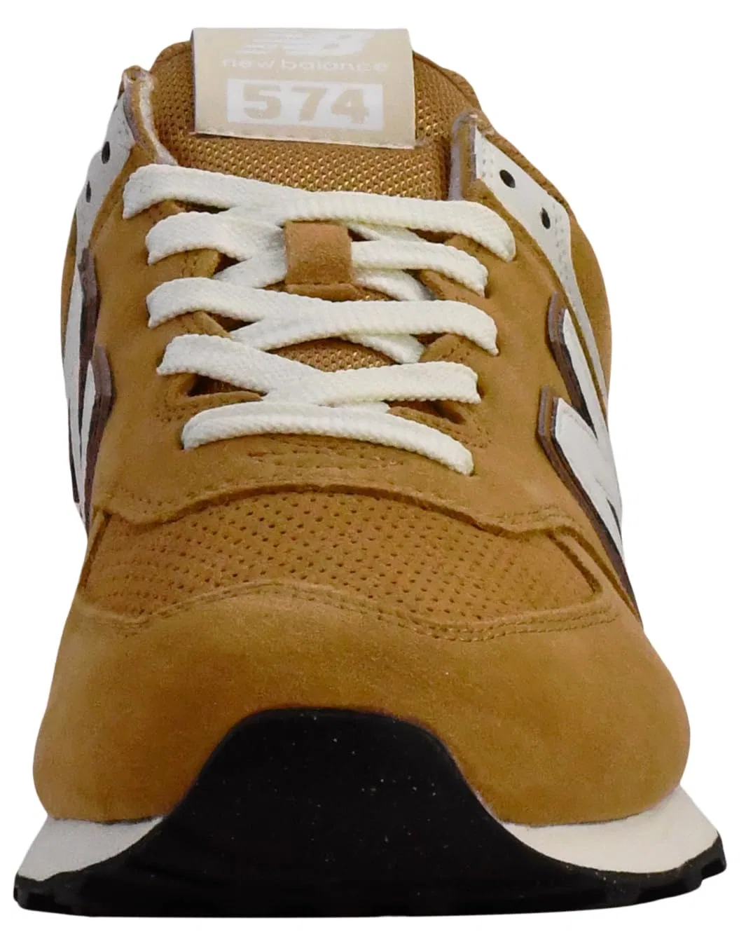 Детские кроссовки для мальчиков с шнуровкой 574 V2 New Balance, Desert Clay Sea Salt — фото 2