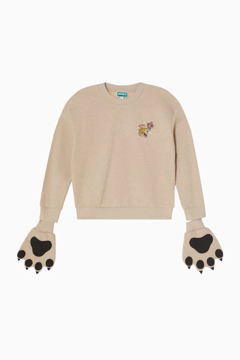 Свитшот хлопковый с принтом Animal Fantasy KENZO KIDS