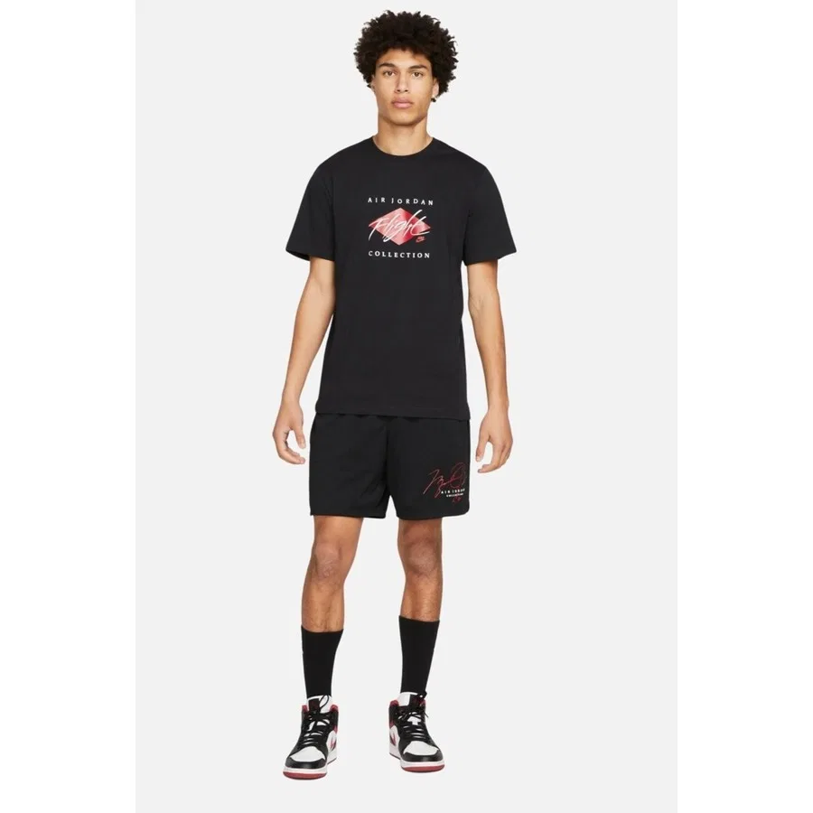 Футболка с принтом Jordan Flight Essentials Nike, Черный — фото 4