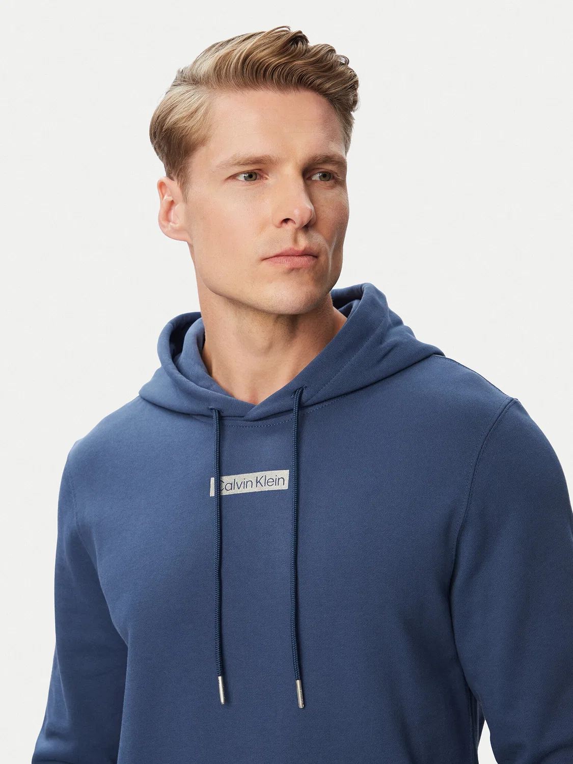 Мужская толстовка стандартного кроя Calvin Klein, темно-синий — фото 4