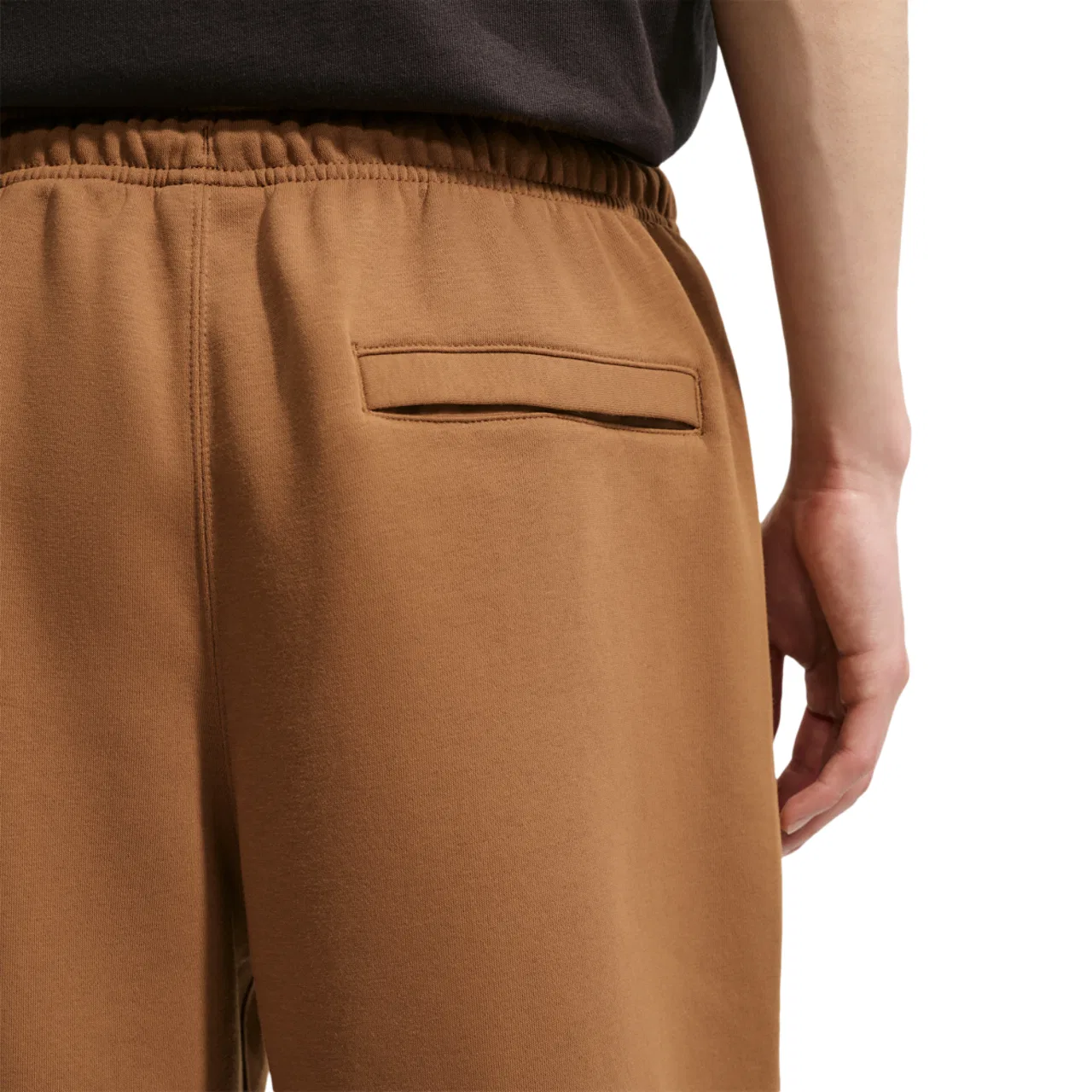 Мужские брюки Club Fleece Bungee Nike, цвет Ale Brown/Ale Brown/White — фото 2