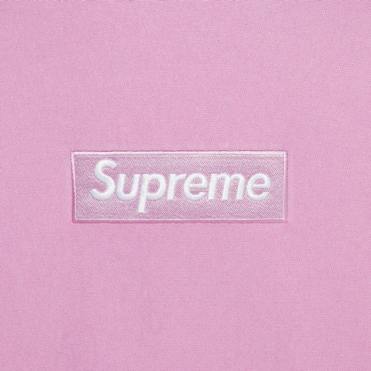 Толстовка Supreme Box Logo Hooded Sweatshirt 'Pink', розовый — фото 4