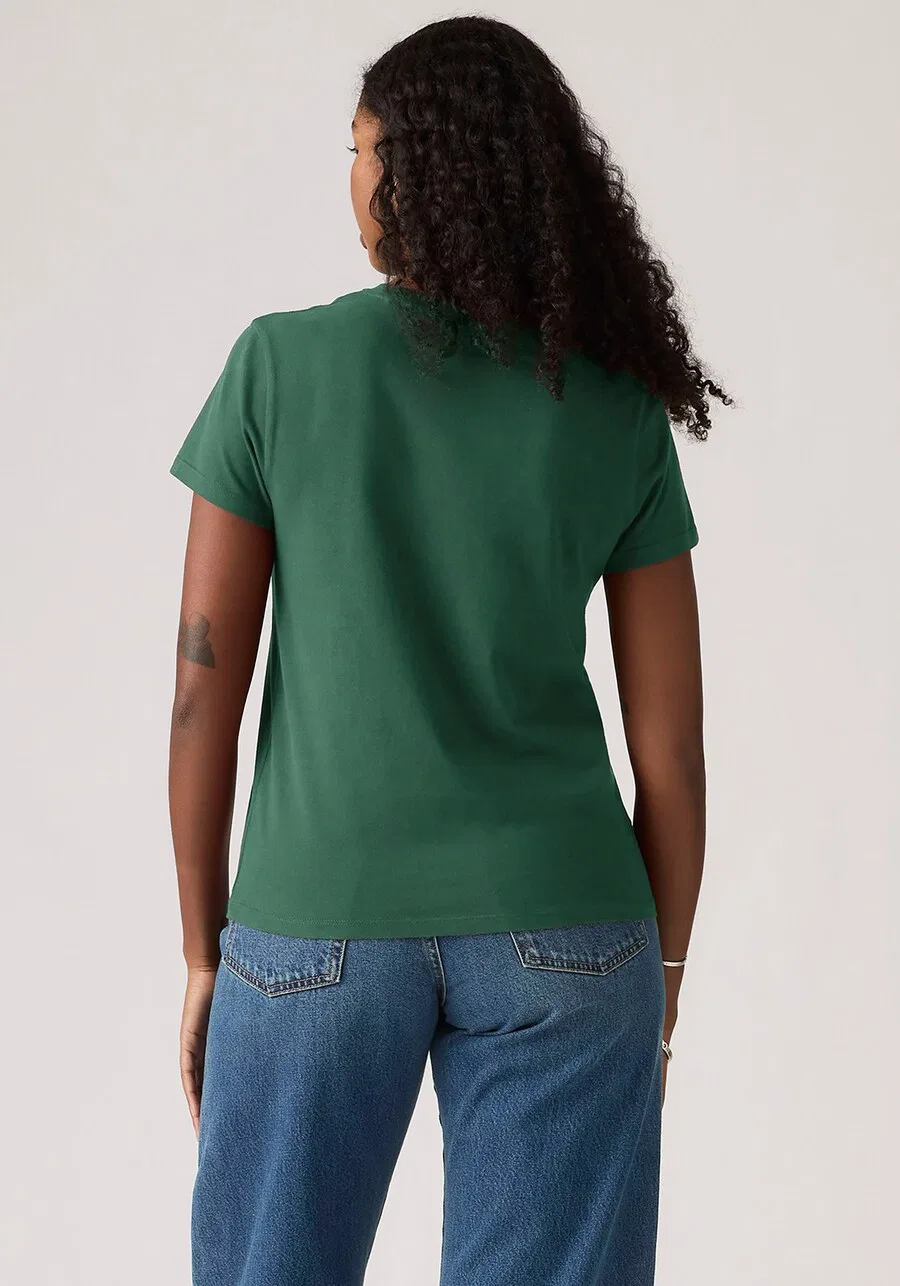 Футболка LEVI'S зеленого цвета — фото 4