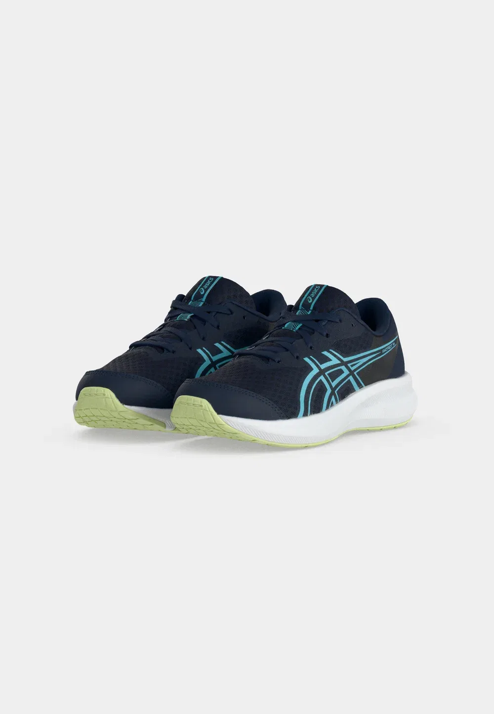 Кроссовки Patriot 14 унисекс для бега по улицам Asics, Midnight/Glow Green — фото 3