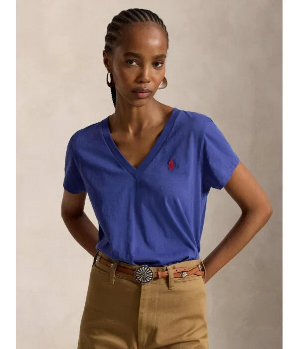 Женская футболка с коротким рукавом Polo Ralph Lauren, Blu Marino