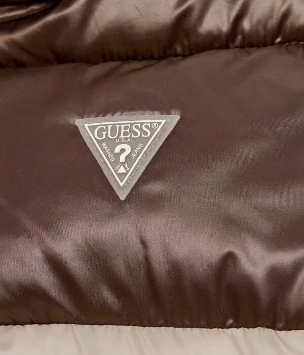 Детская куртка с наполнителем Guess, бежевый — фото 3