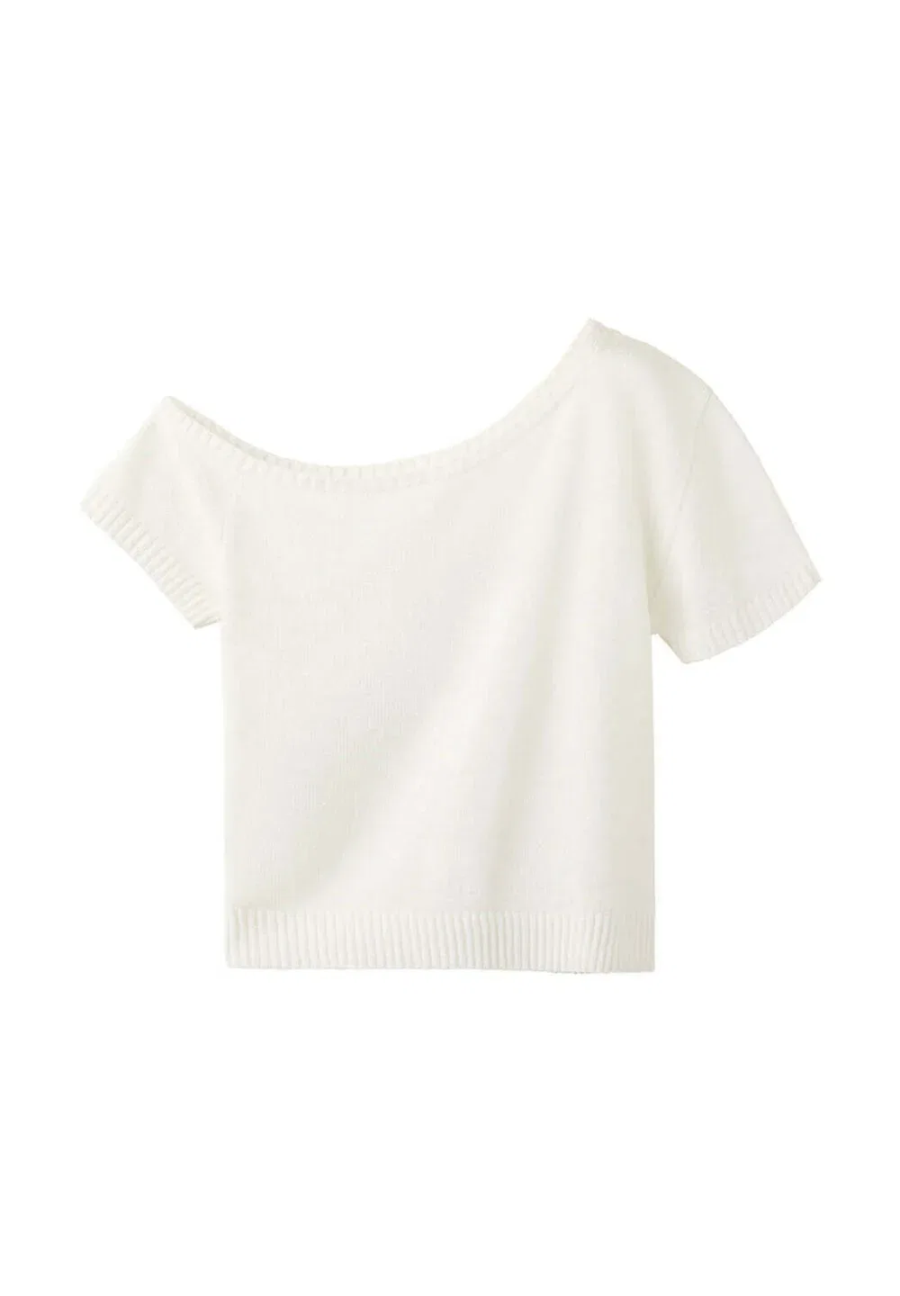 Футболка с принтом для подростков Mango Kids, White — фото 4