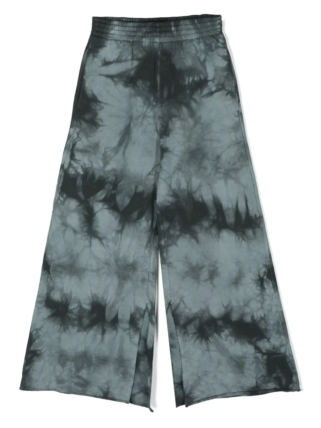 Широкие брюки с тай-дай MM6 Maison Margiela, серый