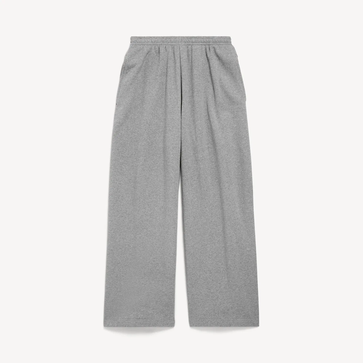 Женские брюки Barrel из темно-серого меланжа Balenciaga, серый