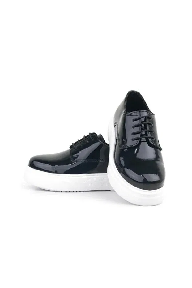 Детские классические туфли для мальчиков с коротким каблуком Stella Butik, Black